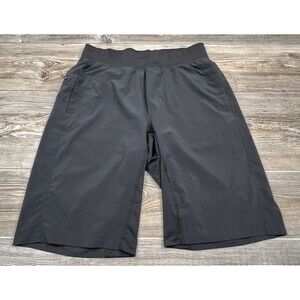Lululemon Pace Breaker Shorts Men's Medium Black Athletic Gym Activewear 12”